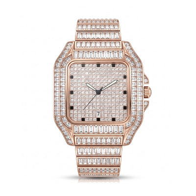 Ice Baguette – Rose Gold case