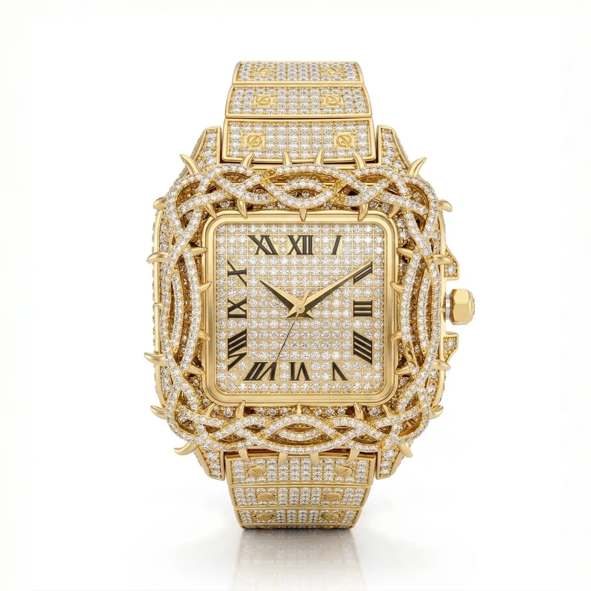 Vine moissanite watch – view 1 | United Jewel