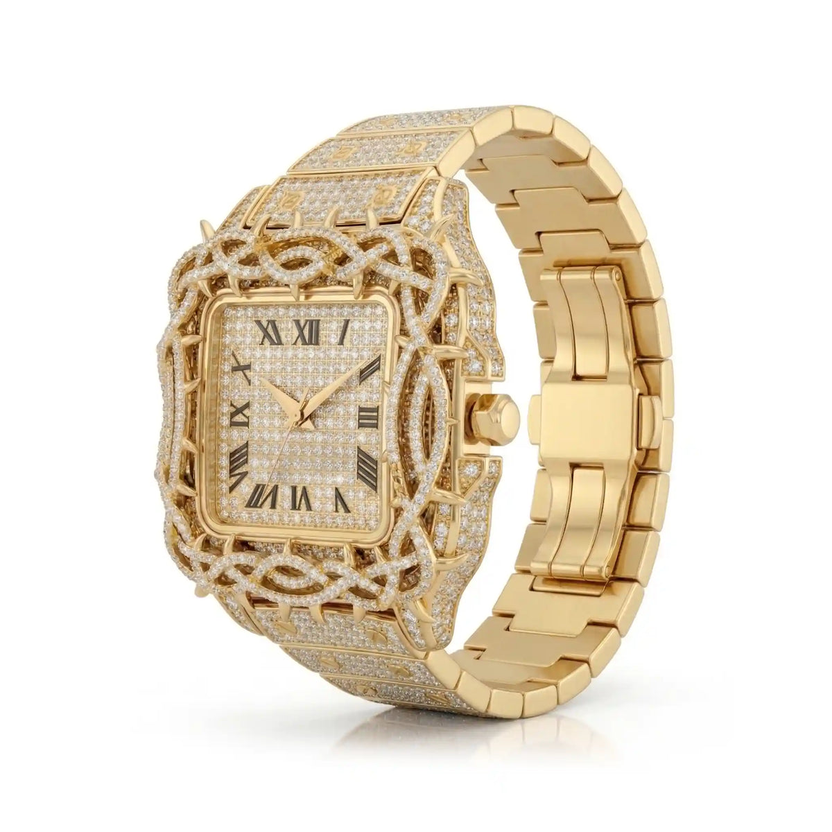 Vine moissanite watch – view 2 | United Jewel
