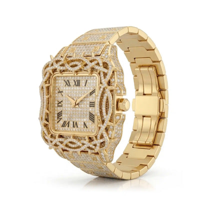 Vine moissanite watch – view 2 | United Jewel