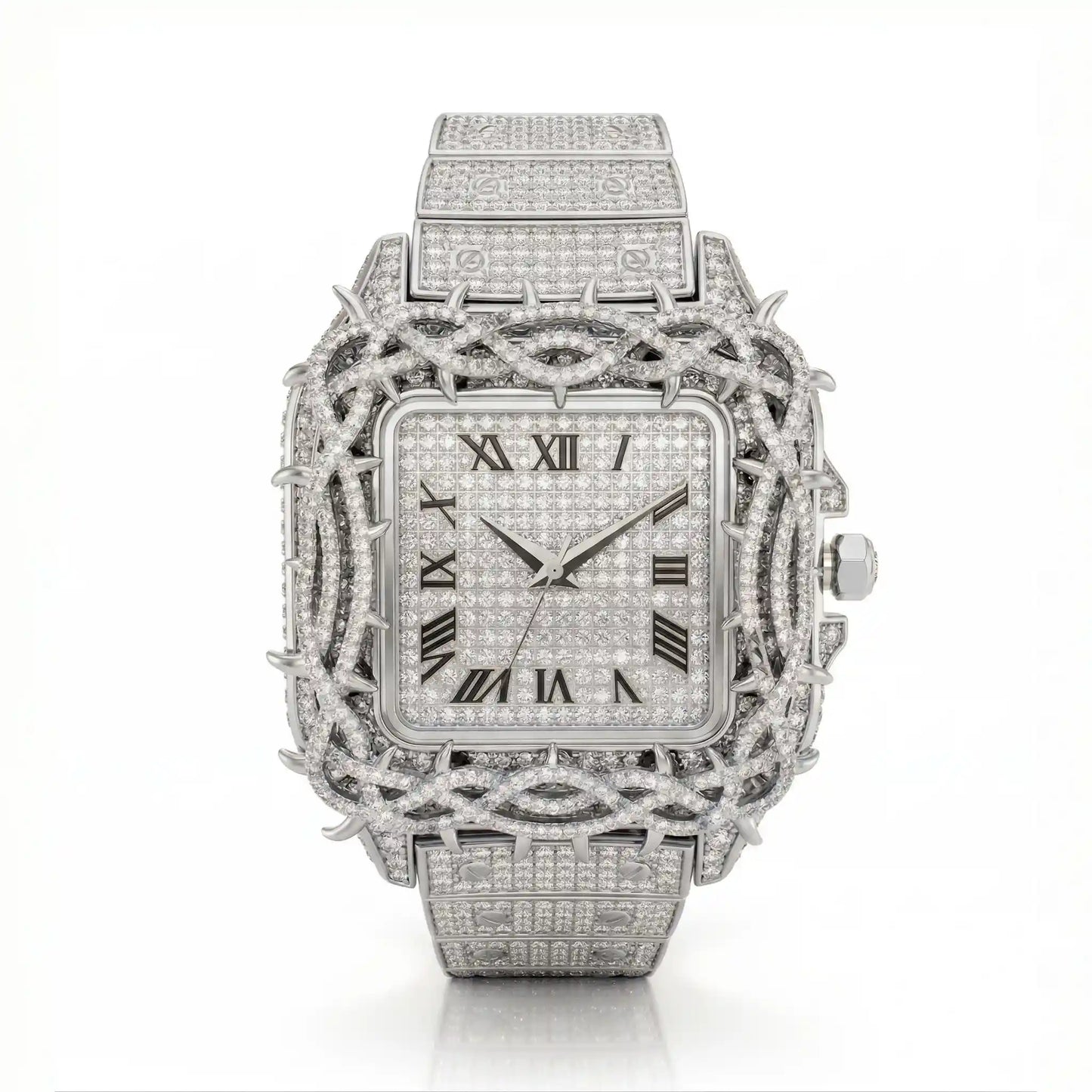 Vine moissanite watch – view 3 | United Jewel