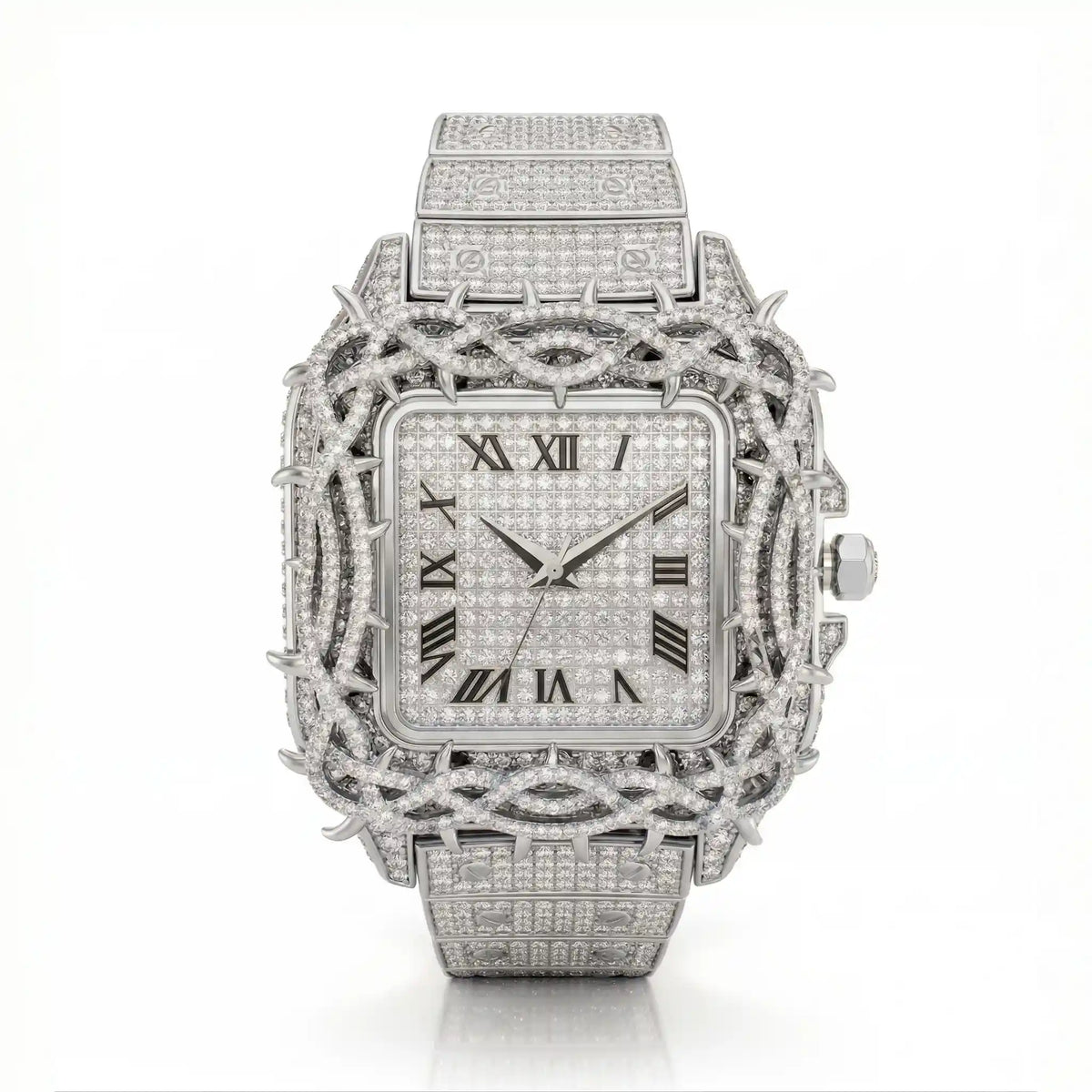 Vine moissanite watch – view 3 | United Jewel