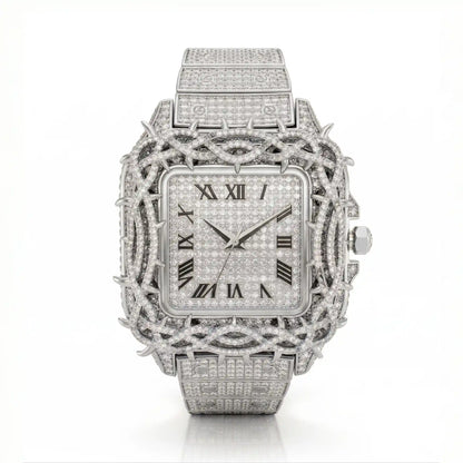 Vine moissanite watch – view 3 | United Jewel