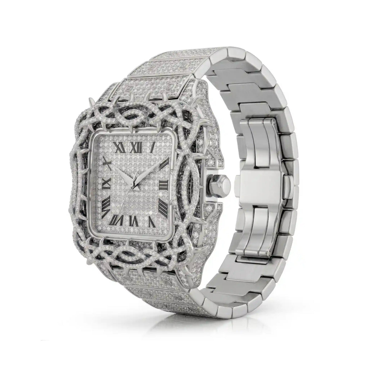 Vine moissanite watch – view 4 | United Jewel