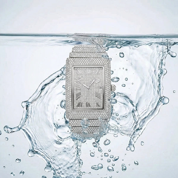Tank Ice – Iced Out Men's Watch by United Jewel