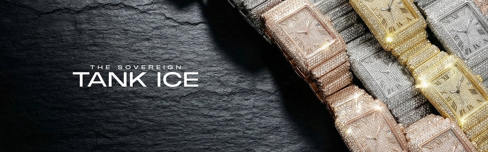 Tank Ice – Iced Out Men's Watch by United Jewel