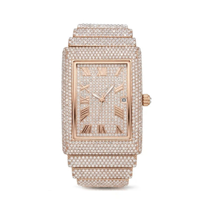Tank Ice – Iced Out Men's Watch by United Jewel