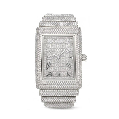 Tank Ice – Iced Out Men's Watch by United Jewel