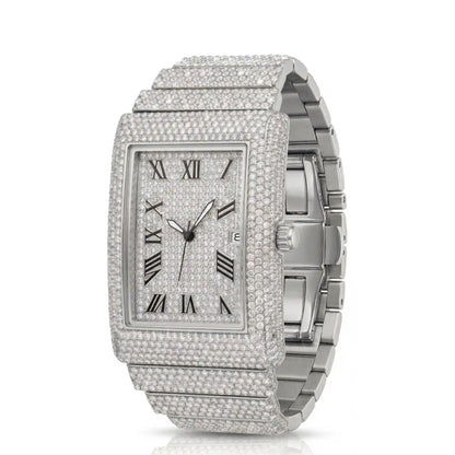 Tank Ice – Iced Out Men's Watch by United Jewel