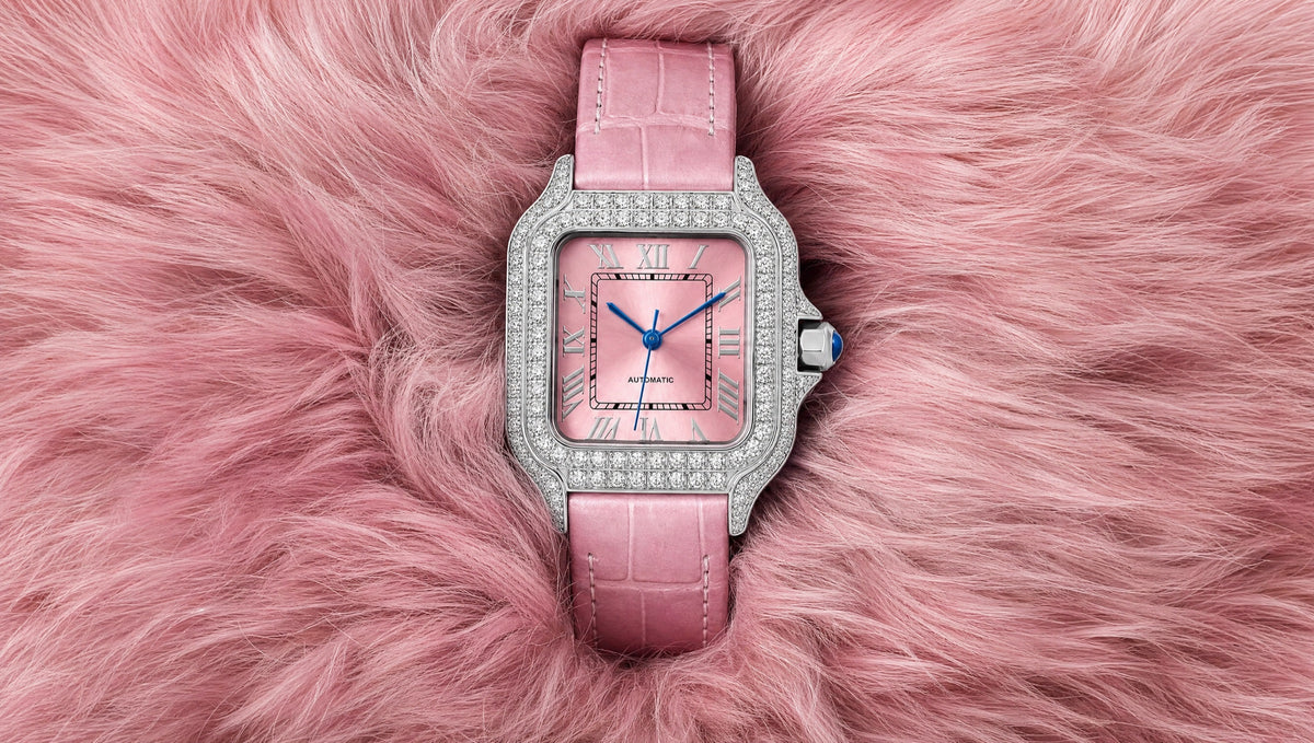 Liora rose moissanite watch hero banner