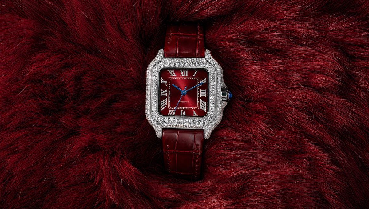 Liora ruby moissanite watch hero banner