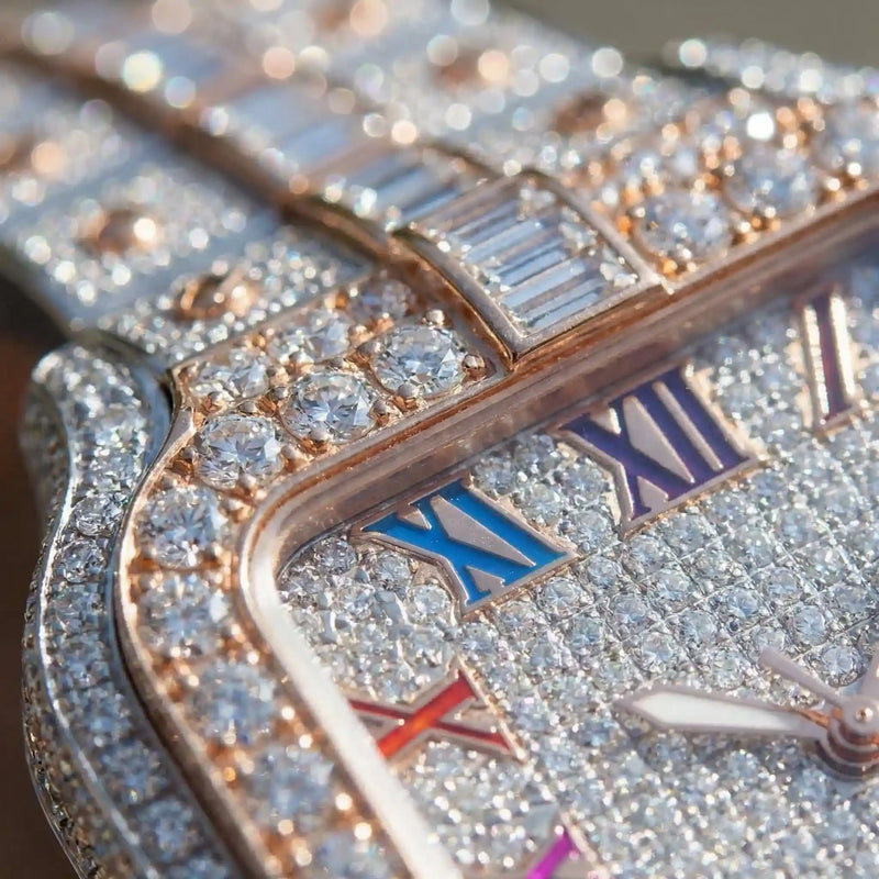 Rainbow – Iced Out Men's Watch by United Jewel