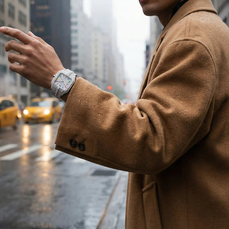 Rainbow – Iced Out Men's Watch by United Jewel