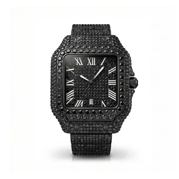 Full Ice moissanite watch – view 3 | United Jewel