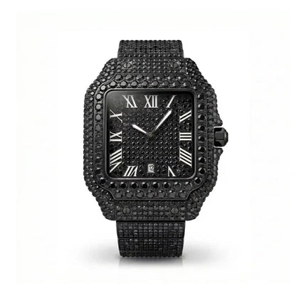 Full Ice moissanite watch – view 3 | United Jewel