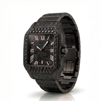 Full Ice moissanite watch – view 4 | United Jewel