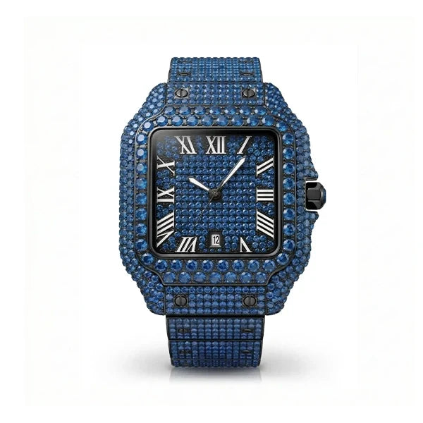 Full Ice moissanite watch – view 5 | United Jewel