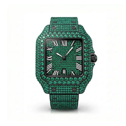 Full Ice moissanite watch – view 1 | United Jewel