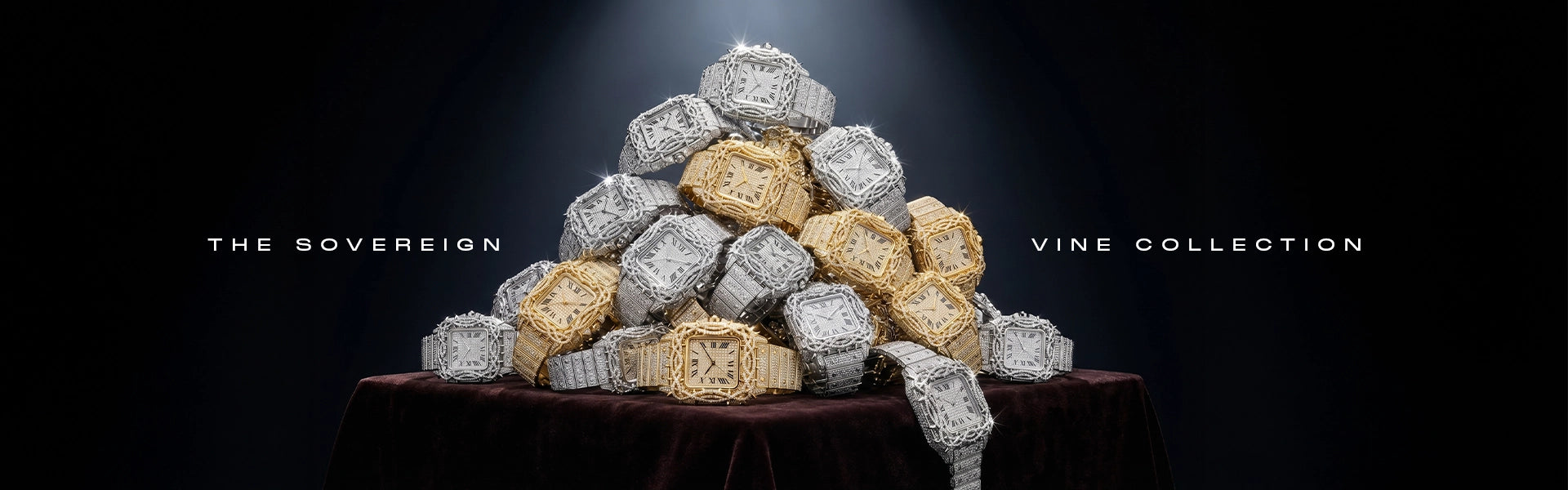Vine – Iced Out Men's Watch by United Jewel