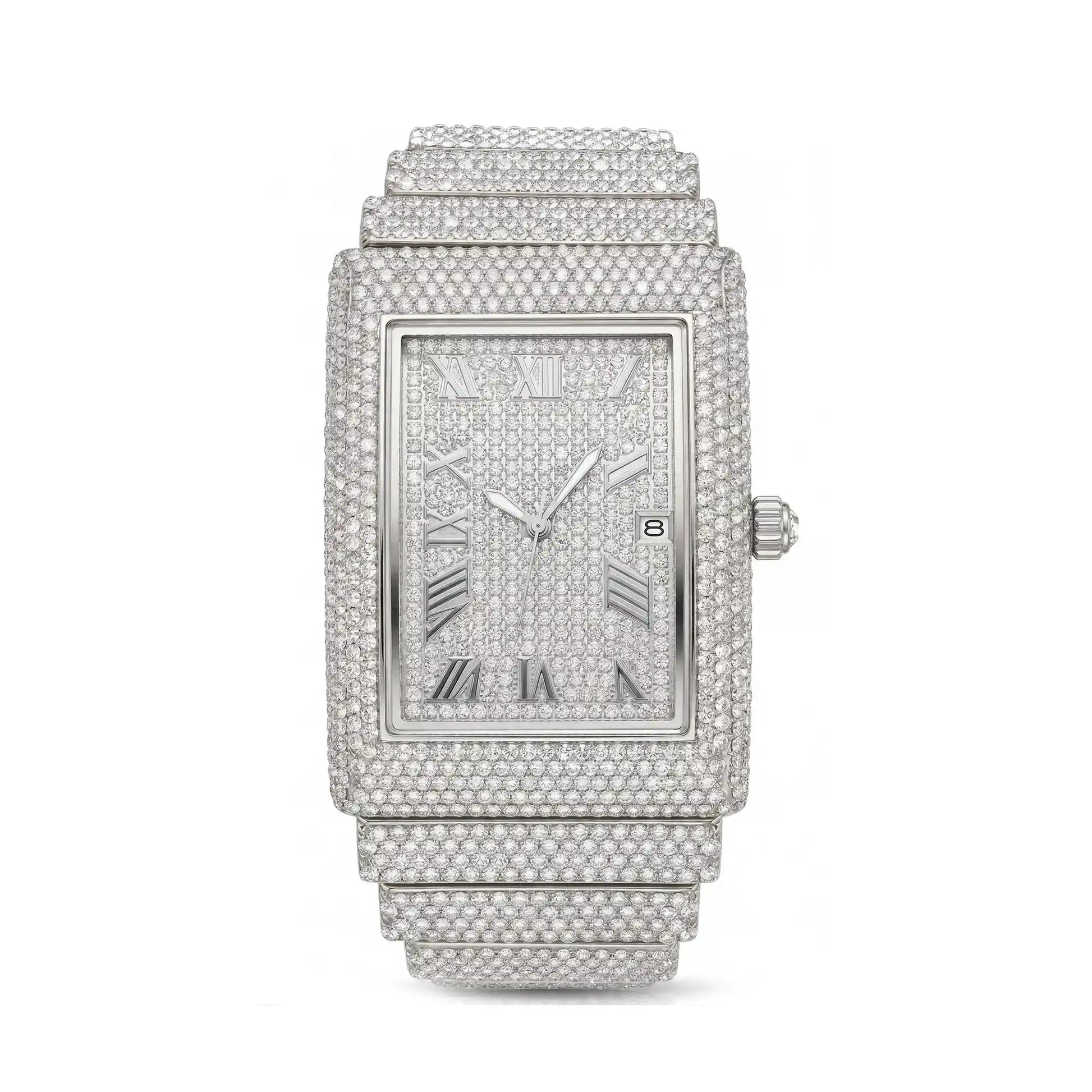 Sovereign Ice – Iced Out Men's Watch by United Jewel