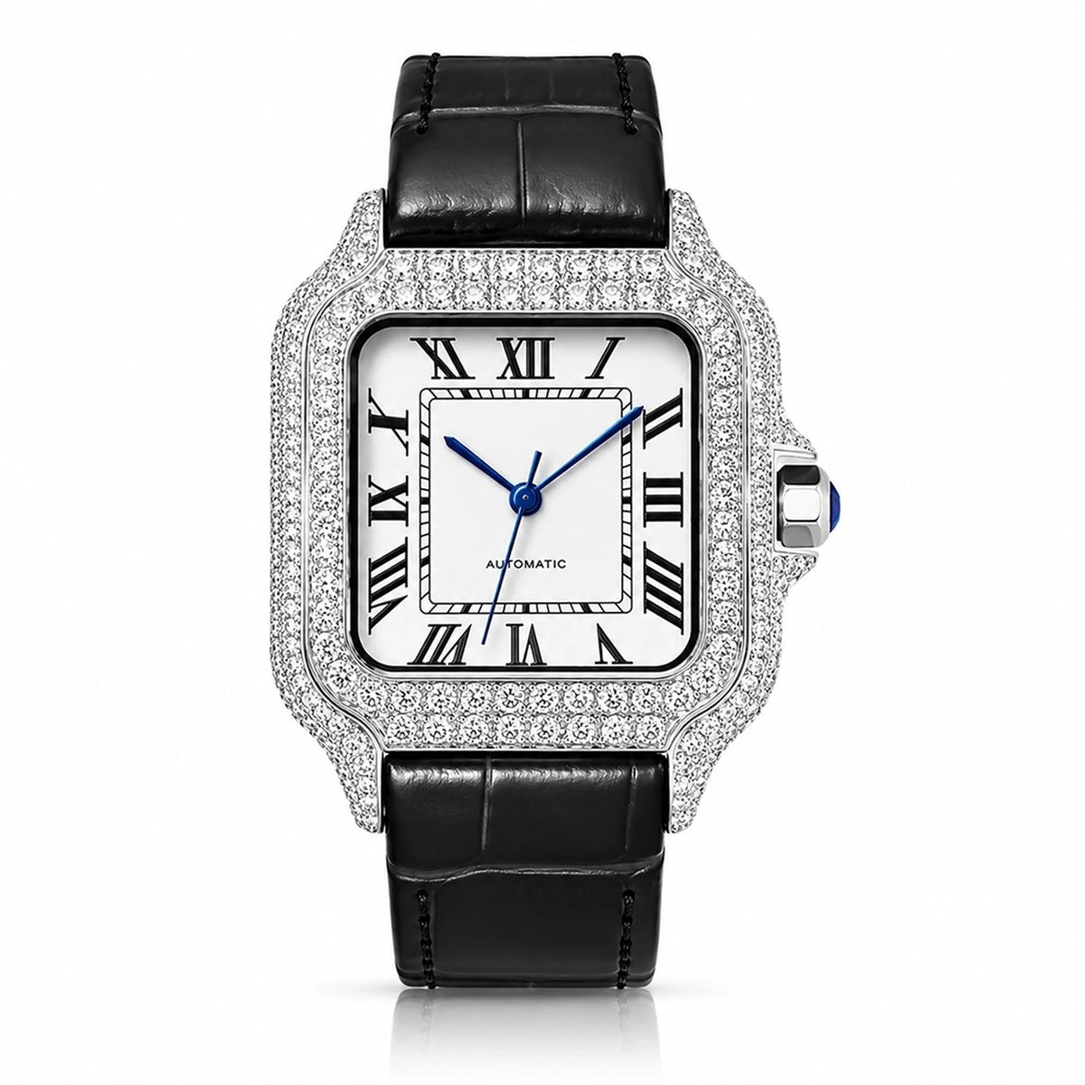 Liora Pearl women's moissanite watch – front studio | United Jewel