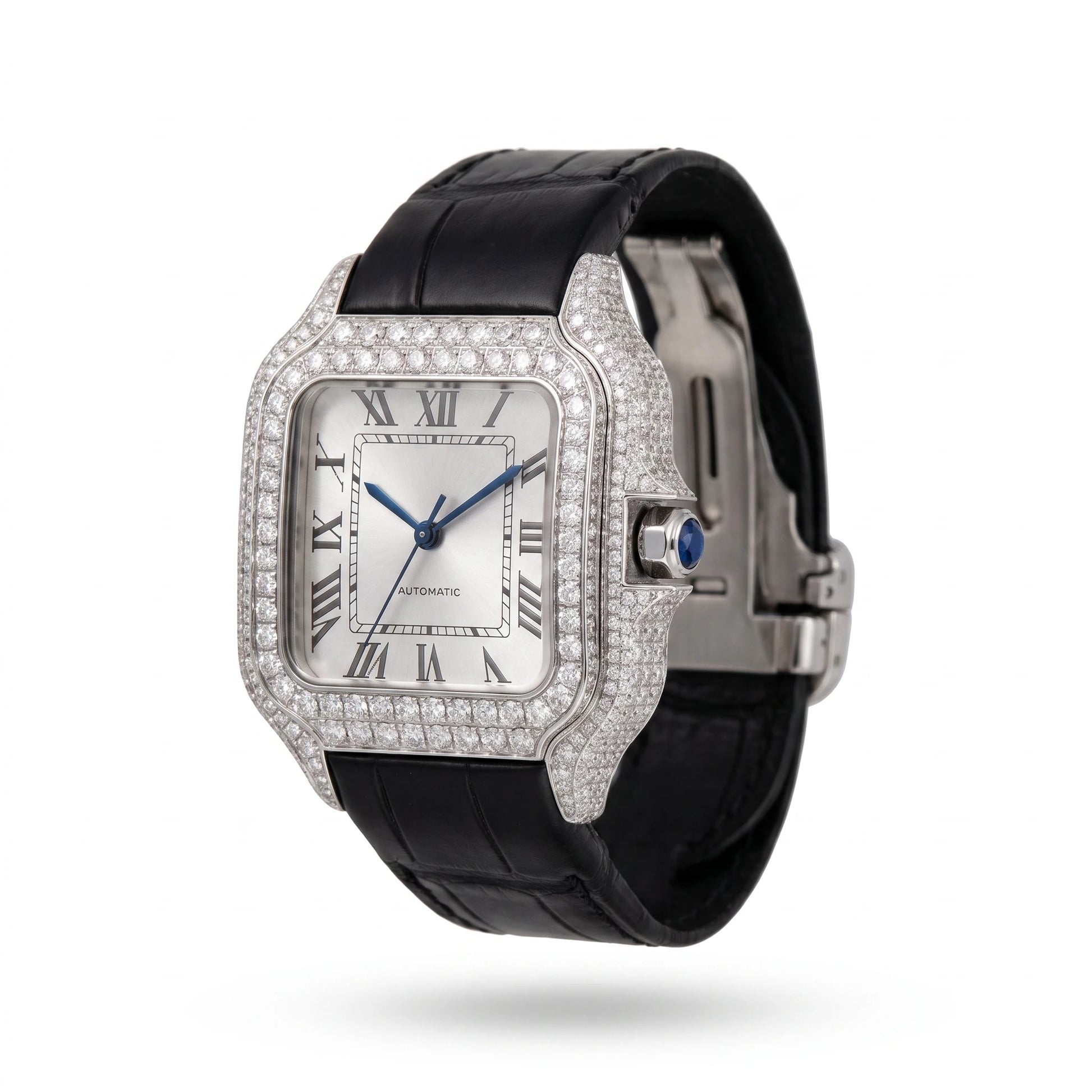 Liora Pearl women's moissanite watch – right side | United Jewel