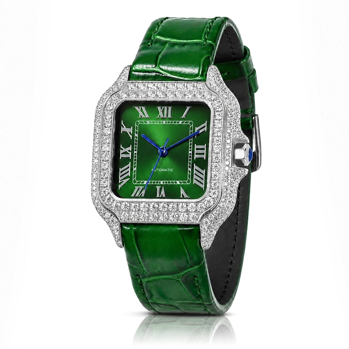 Liora Emerald women's moissanite watch – view 2 | United Jewel