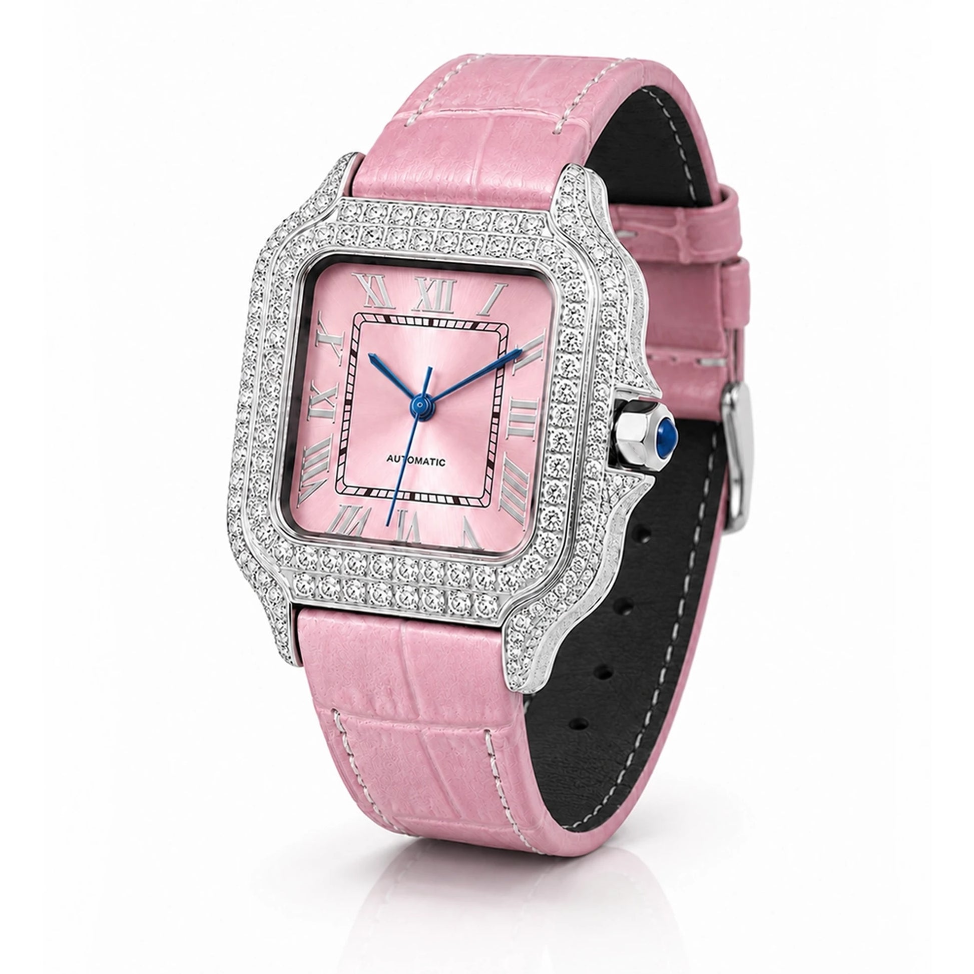 Liora Rose women's moissanite watch – angled front | United Jewel