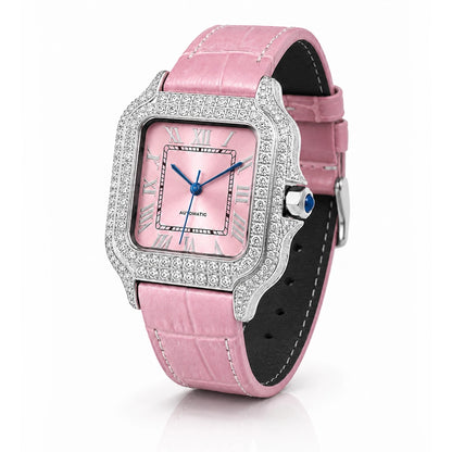 Liora Rose women's moissanite watch – angled front | United Jewel