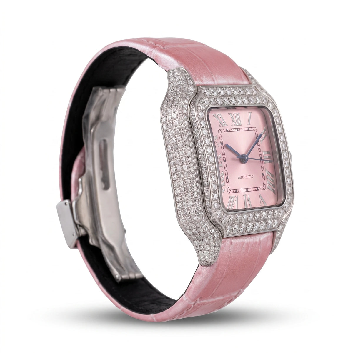 Liora Rose women's moissanite watch – left side | United Jewel