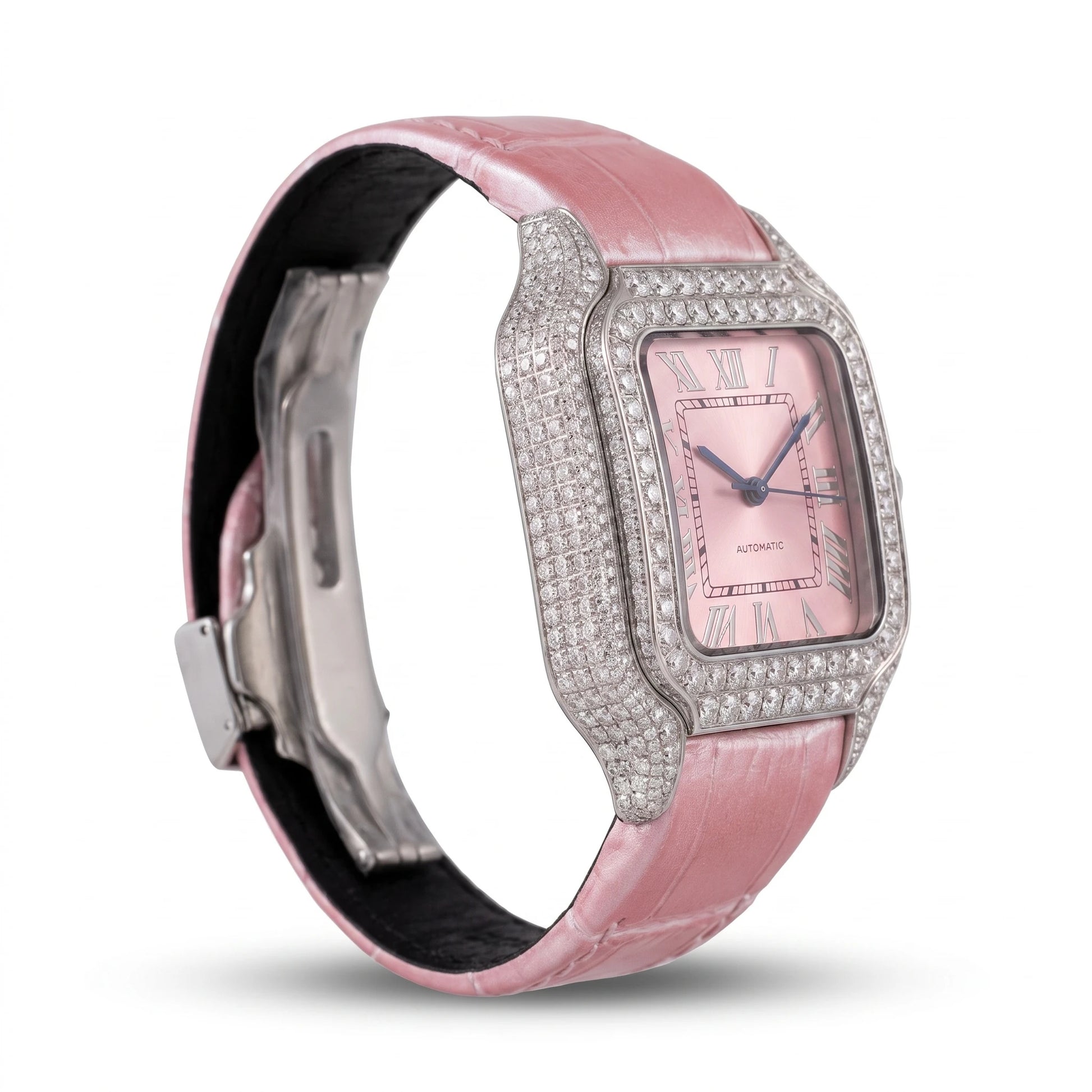 Liora Rose women's moissanite watch – left side | United Jewel