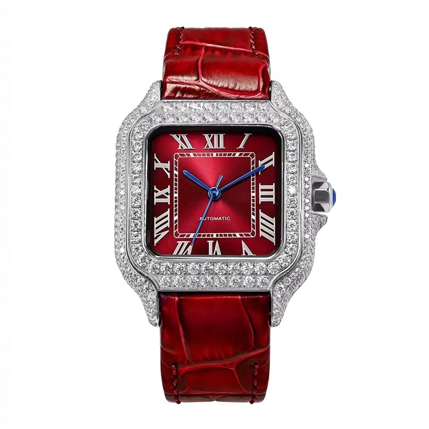 Liora Ruby women's moissanite watch – front studio | United Jewel