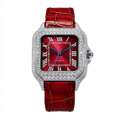 Liora Ruby women's moissanite watch – front studio | United Jewel