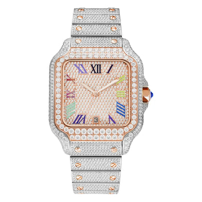 Rainbow moissanite watch – view 10 | United Jewel