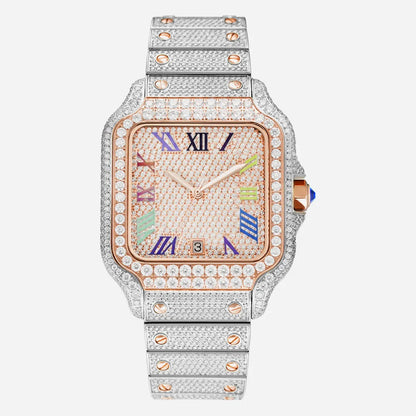 Rainbow moissanite watch – view 8 | United Jewel