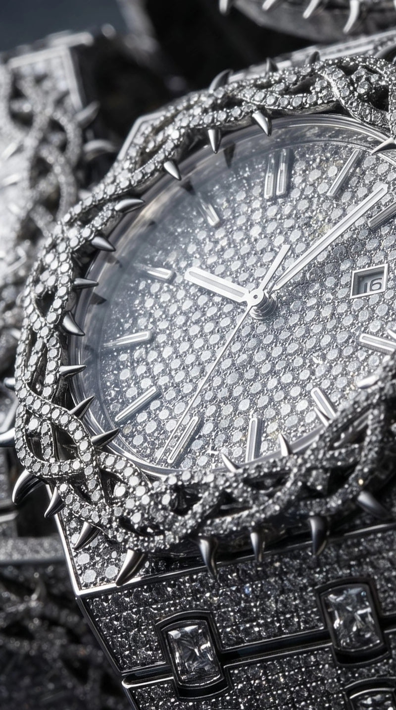 Thorn Ice – Iced Out Men's Watch by United Jewel