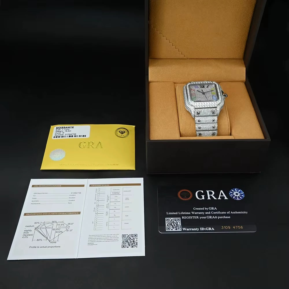 GRA Moissanite certificate of authenticity