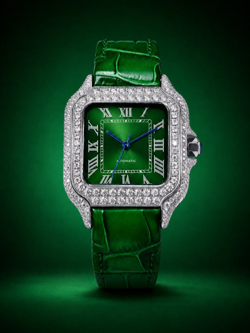 Liora Emerald moissanite watch